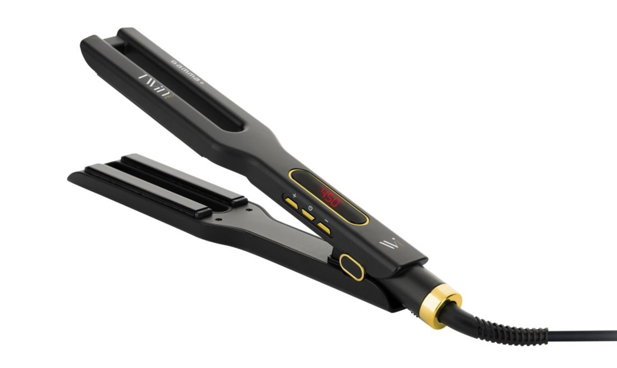 Gamma+ Twin Styler Styling Iron - Flat Iron with Ceramic Tourmaline Plates - GP702B